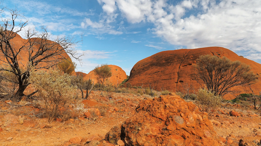 photo of the Australian outback desert