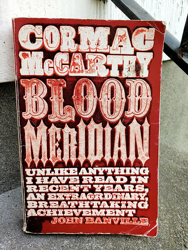 photo of the book Blood Meridian