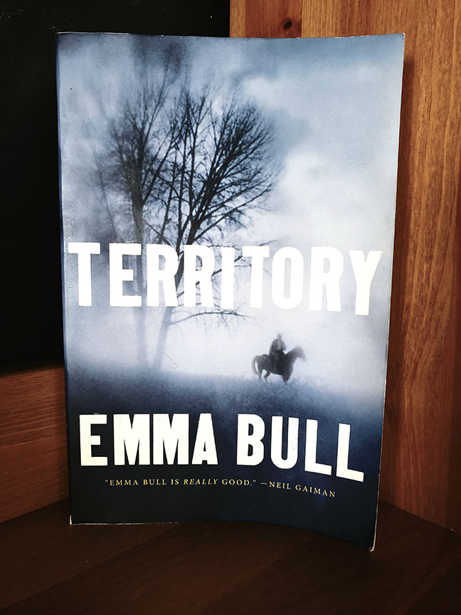 photo of the book 'Territory' by Emma Bull