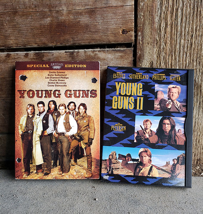 Young Guns DVD cases