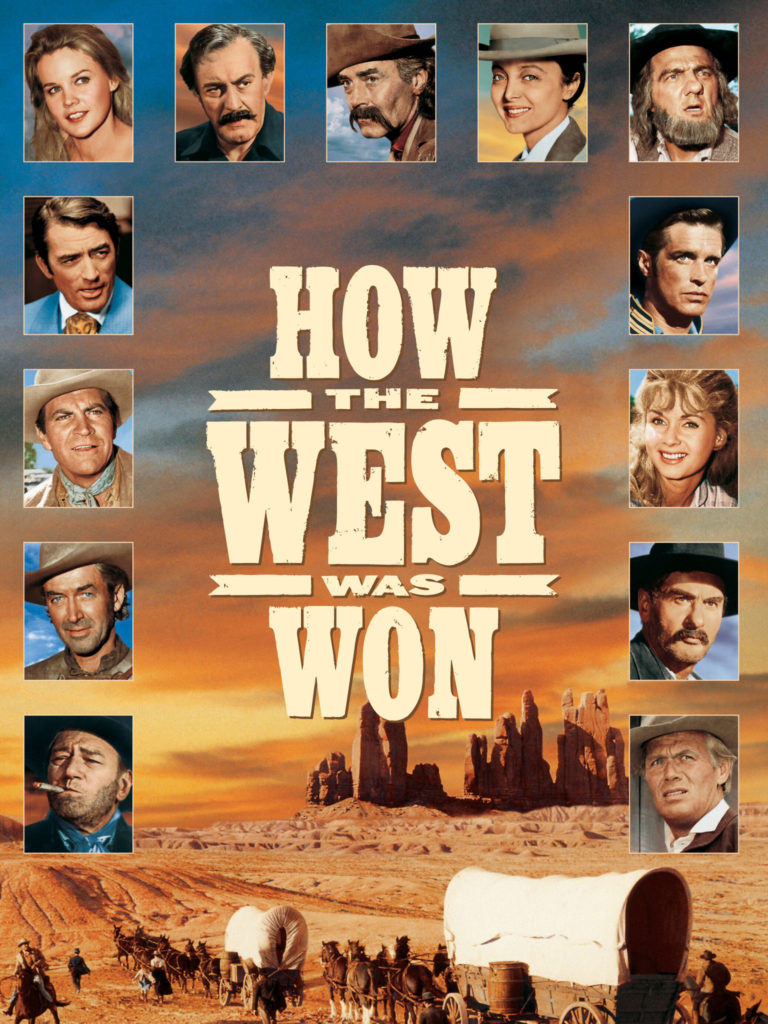 how the west was won movie poster