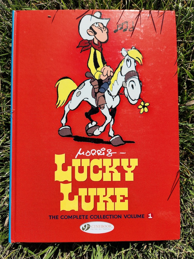 photo of the Lucky Luke comic collection volume 1