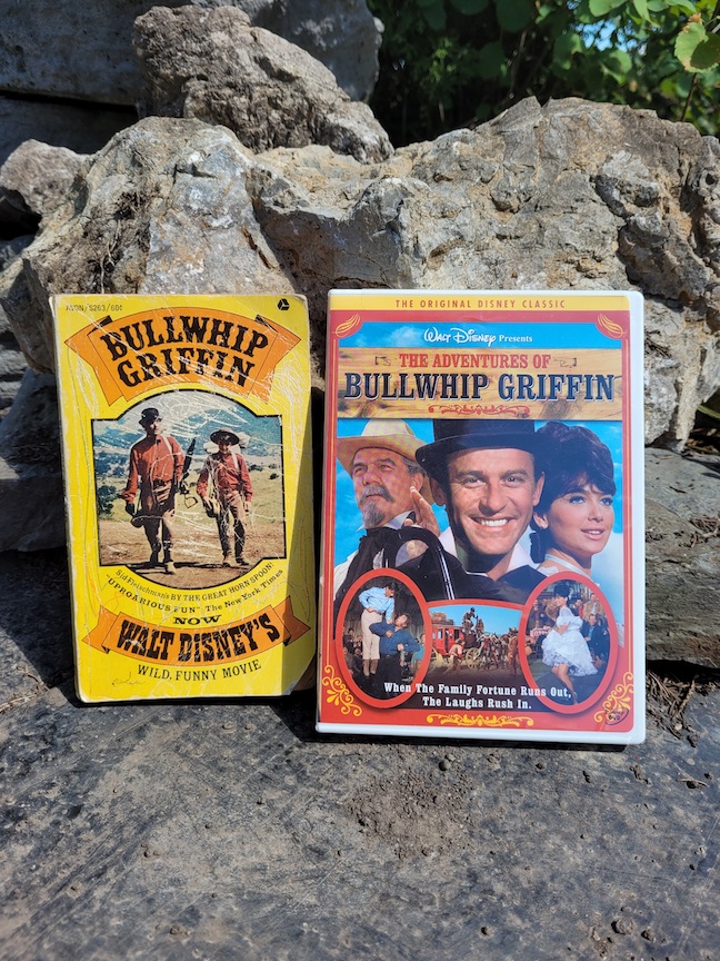 photo of the bullwhip griffin book and dvd