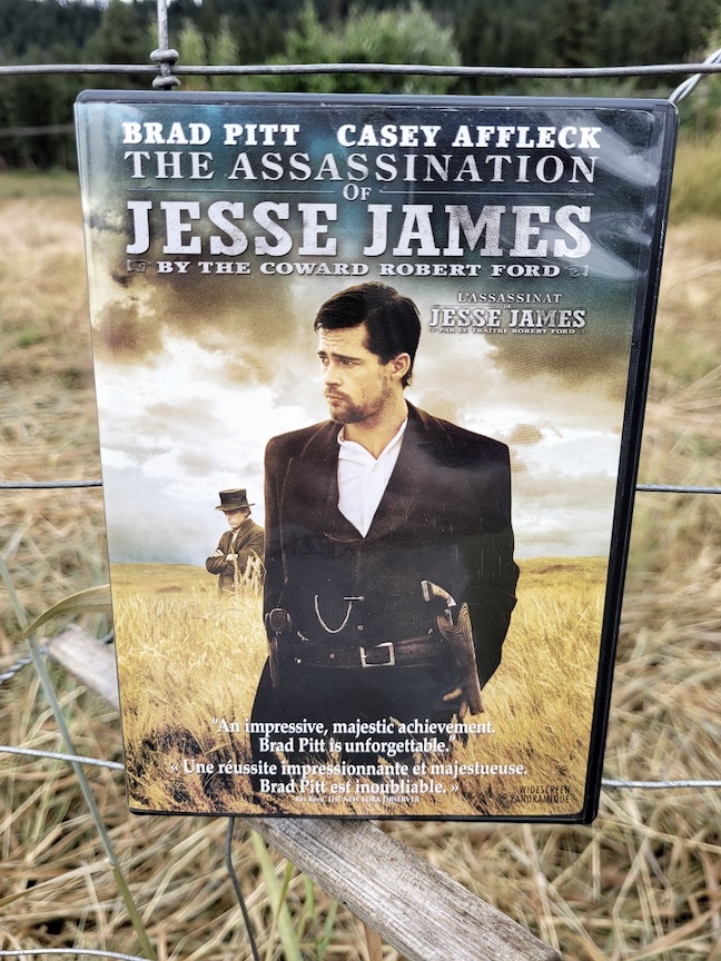 photo of the assassination of Jesse James DVD