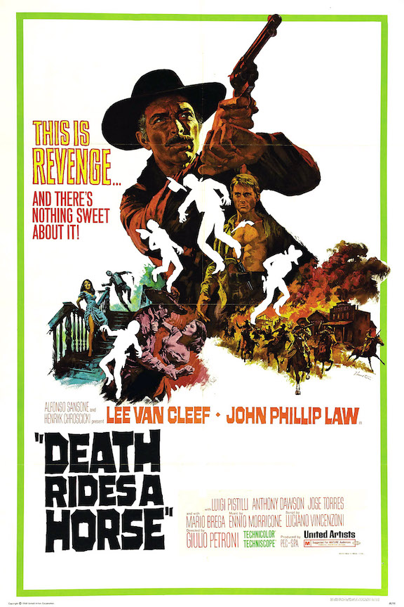 the death rides a horse movie poster