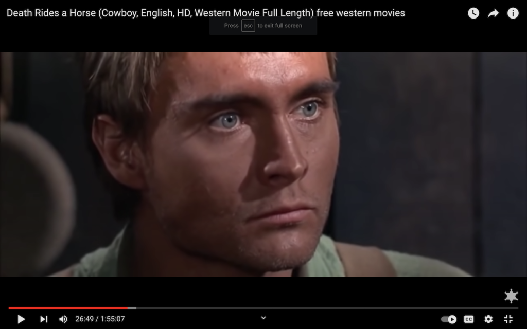 Death Rides a Horse, Cowboy, English, HD, Western Movie