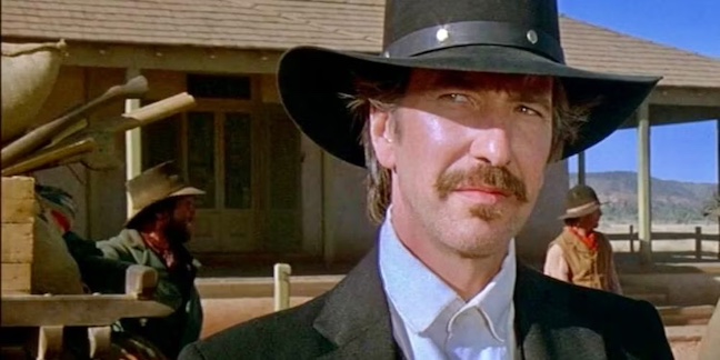 screenshot of alan rickman in quigley down under