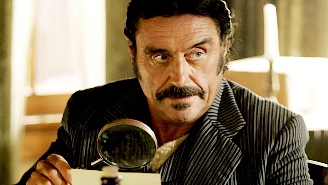 screenshot of ian mcshane in deadwood