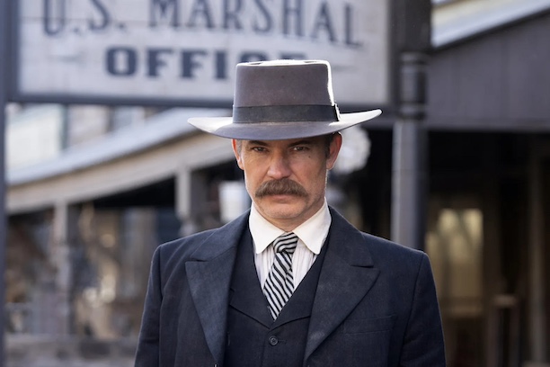 screenshot of timothy olyphant in deadwood: the movie