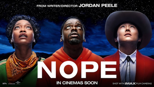 the NOPE movie poster
